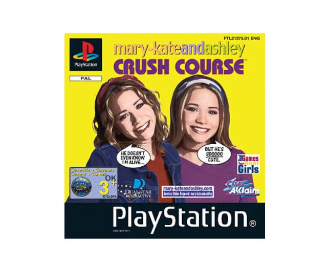 Ps1 game mary kate ashley crush course full circle toy and games