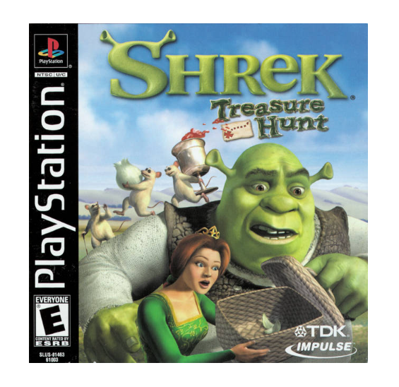 Ps1 game shrek treasure hunt full circle toy and games